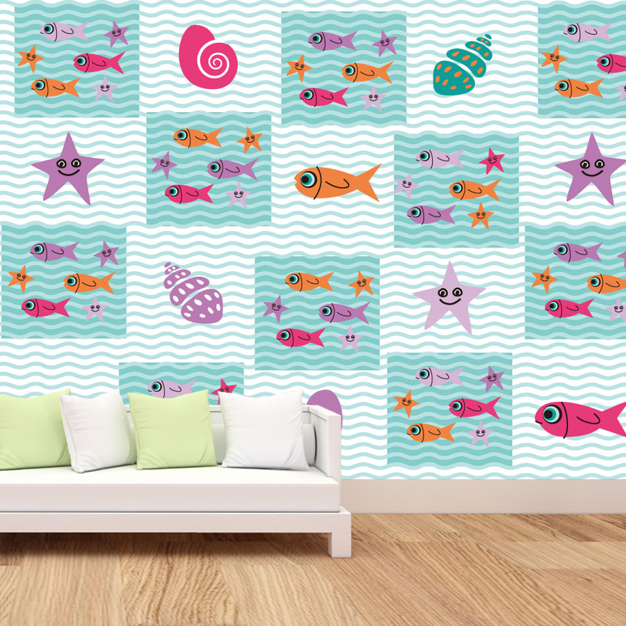 Baby Nursery Peel And Stick Wallpaper - Cartoon Peel and Stick Photo Wallpaper