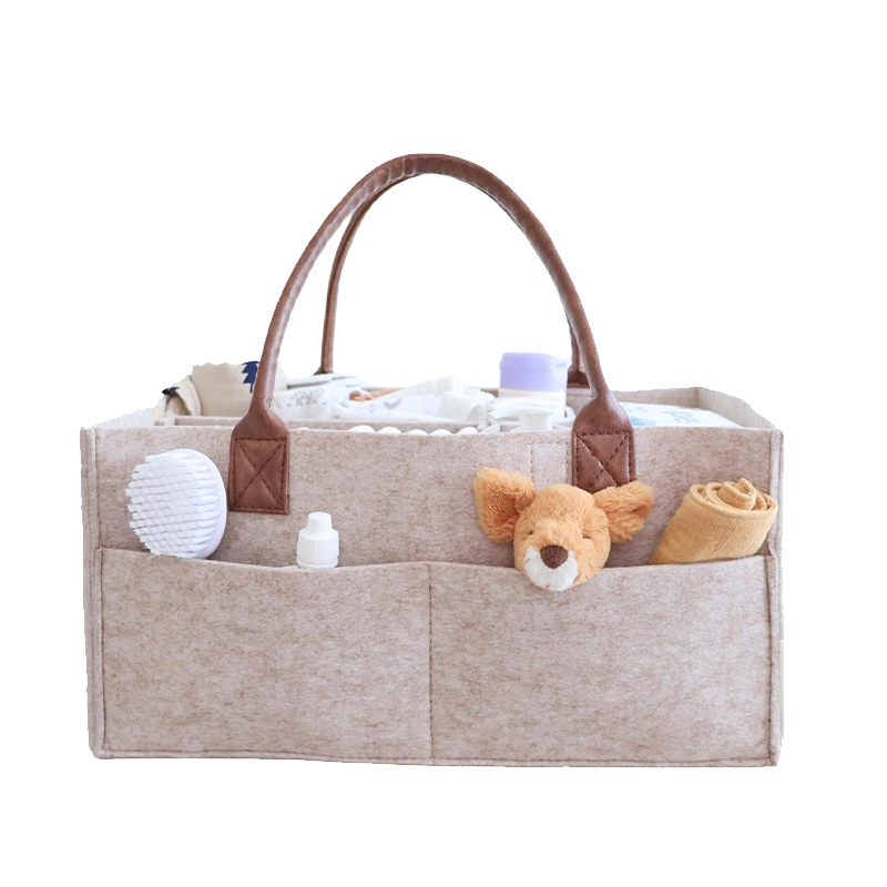 Baby Nursery Organization Ideas - Baby Felt Storage Nursery Organizer Basket