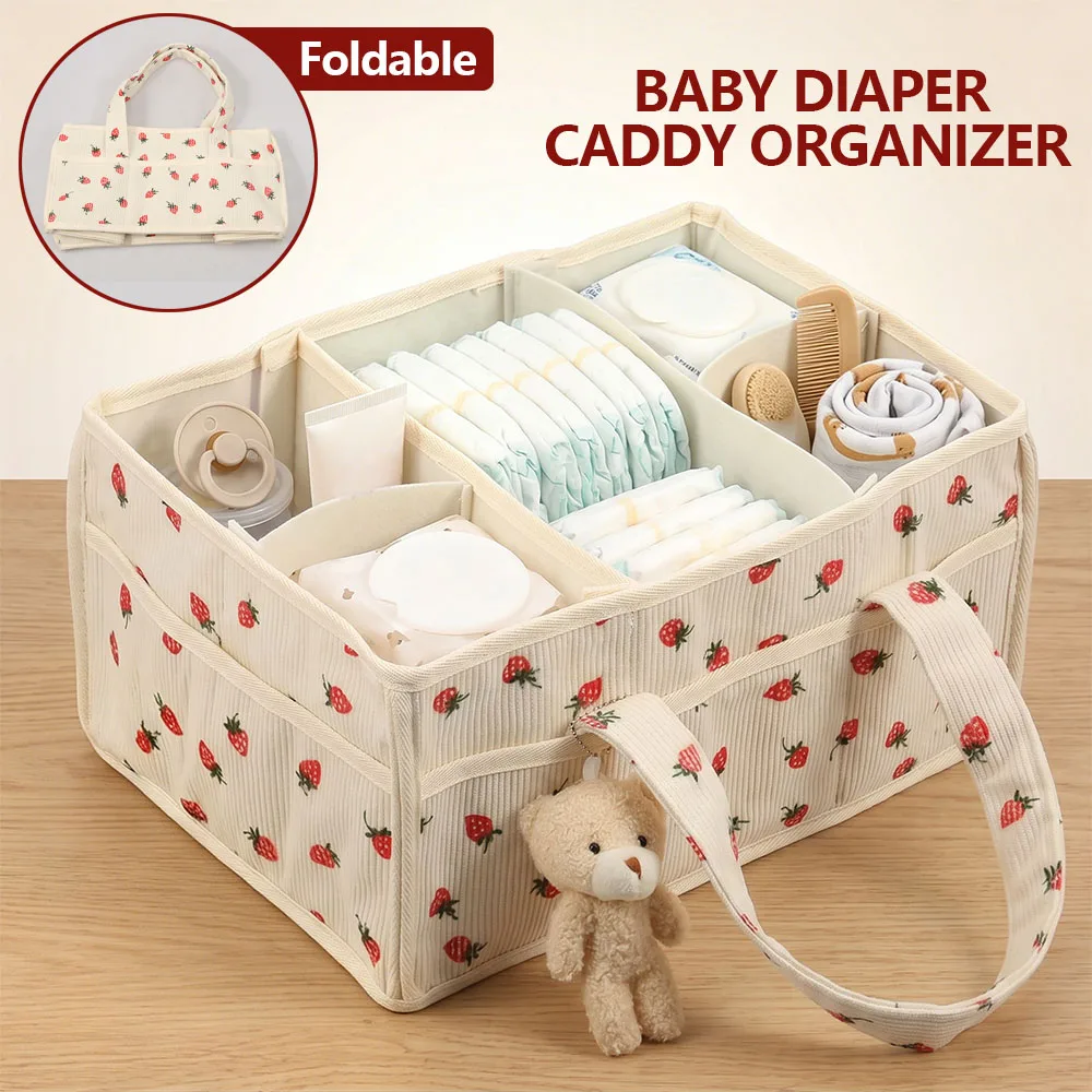 Baby Nursery Organization Ideas - Baby Nappy Wipe Basket Organizer Portable