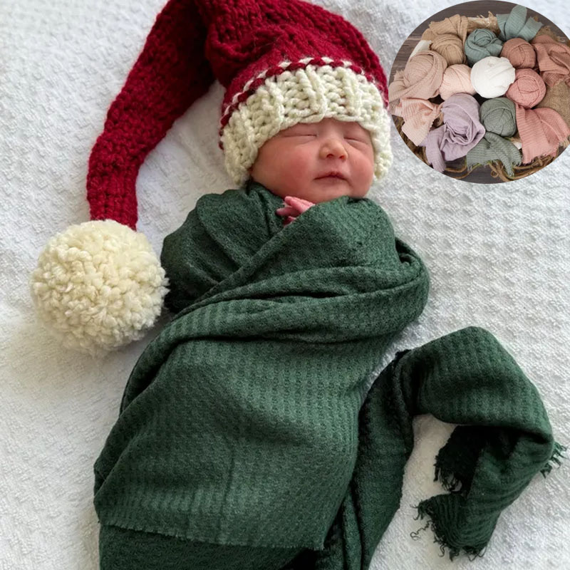 Baby Wrap Stretchy - Soft Stretchy Waffle Wrap for Newborn
