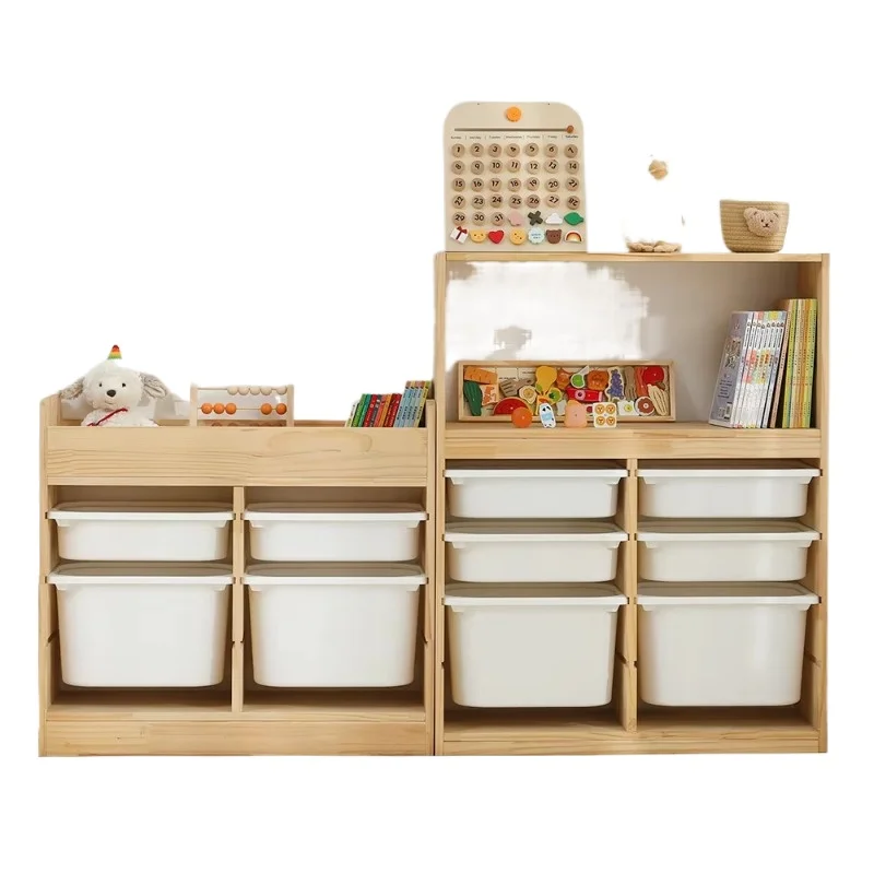 Baby Nursery Bookshelf - Children's toy locker living room baby