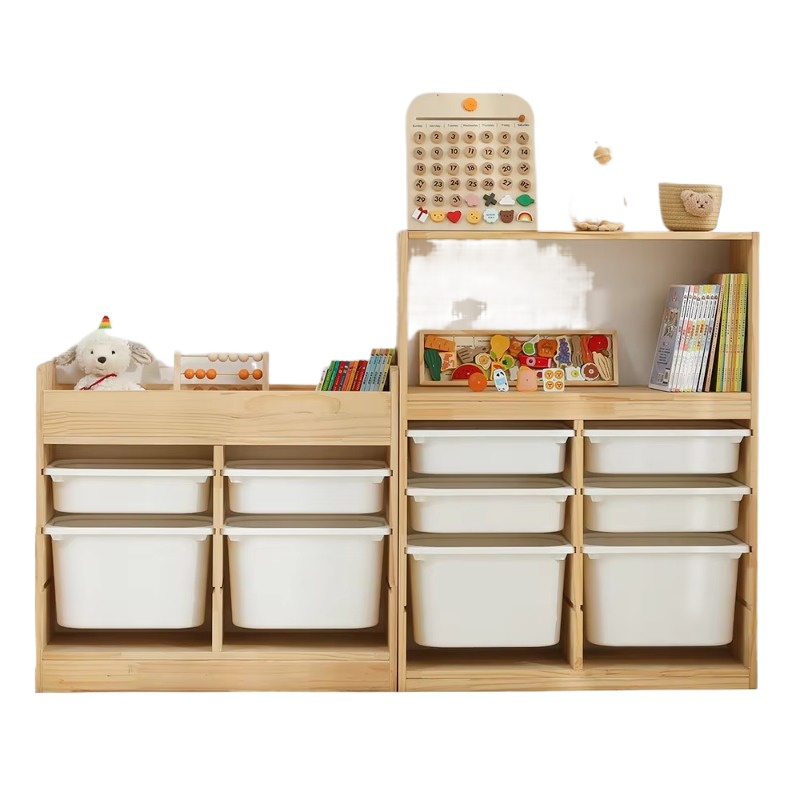 Baby Nursery Bookshelf - Children's toy locker living room baby