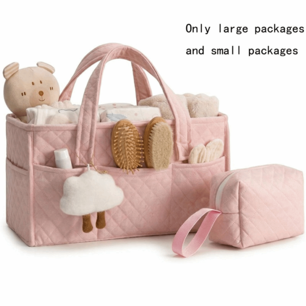 Baby Nursery Essentials - Large Capacity Baby Diaper Organizer with