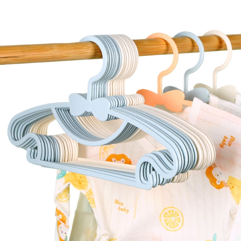 Baby Nursery Essentials - 5-50Pcs Baby Hangers Plastic Kids Clothes