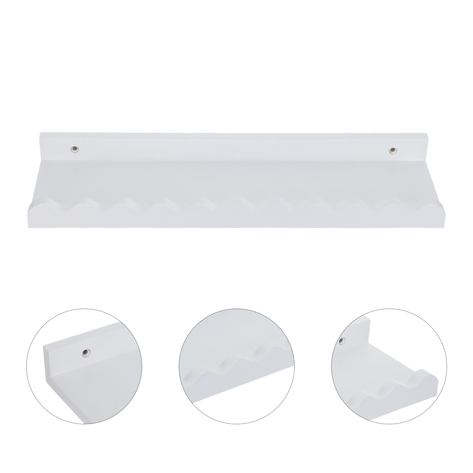 2Pcs Natural Solid Wood Nurser - Baby Nursery Floating Shelves review and price