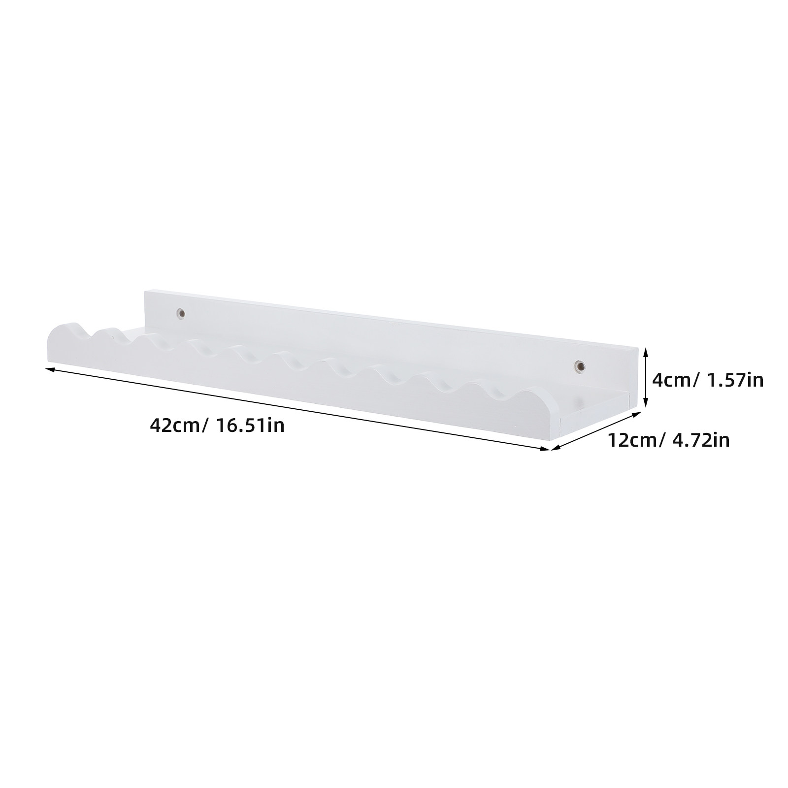 2Pcs Natural Solid Wood Nurser - Baby Nursery Floating Shelves review and price