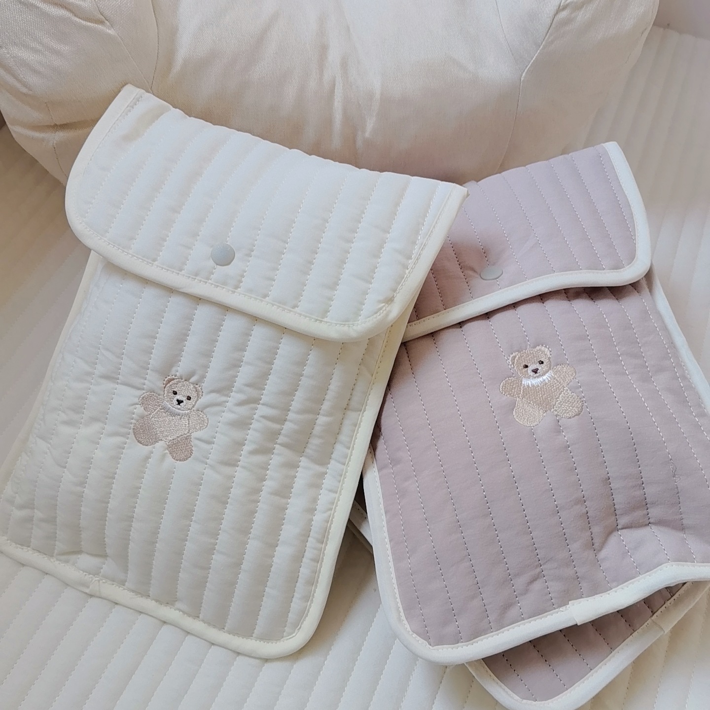 Bear Embroidery Cotton Mommy B - Baby Nursery Organization Ideas review and price