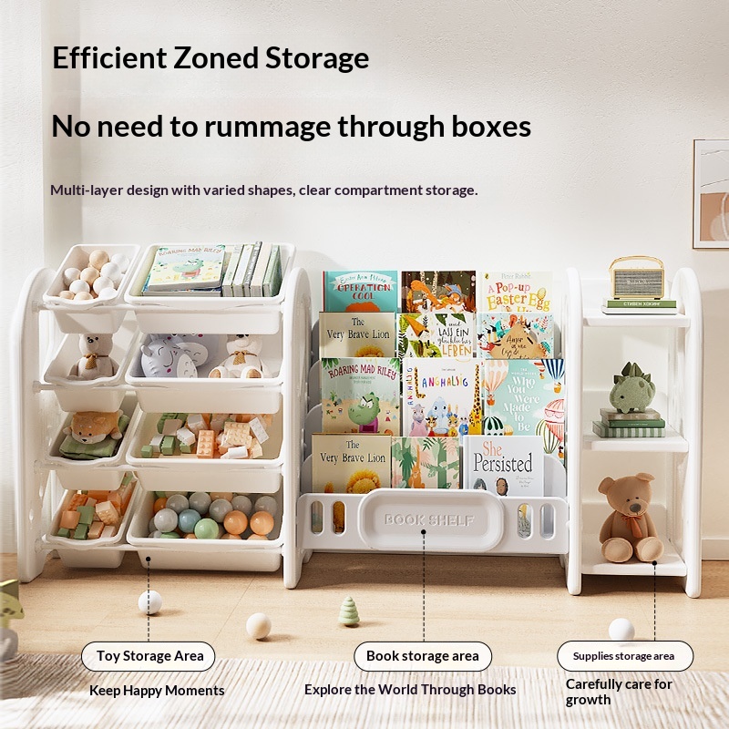 Kids Toy Storage Rack Organize - Baby Nursery Bookshelf review and price