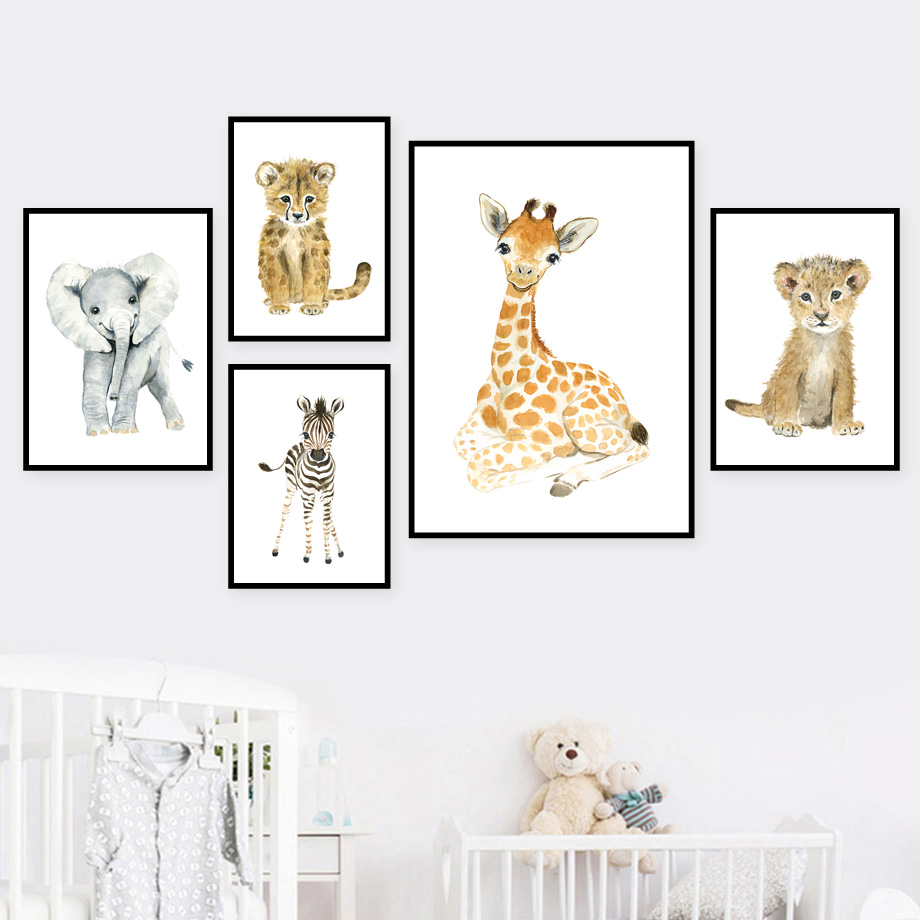 Elephant Fox Zebra Giraffe Leo - Baby Zebra Nursery review and price
