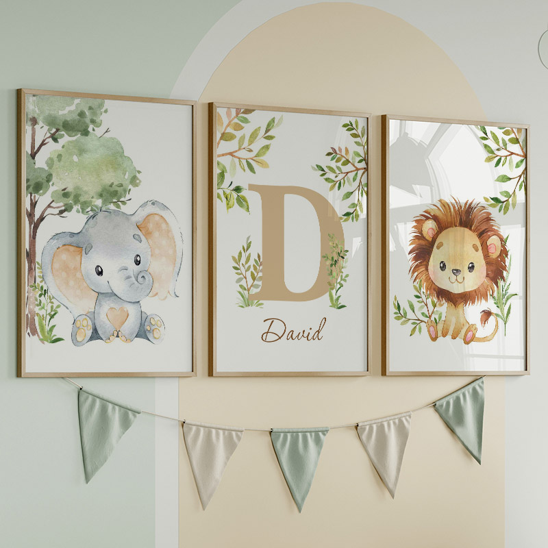 Lion Elephant Giraffe Monkey Z - Baby Zebra Nursery review and price