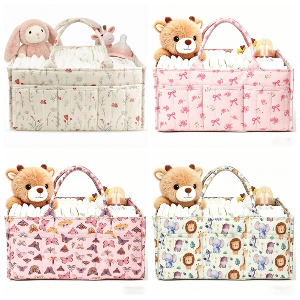 Floral Baby Diaper Caddy Organ - Baby Nursery Essentials review and price