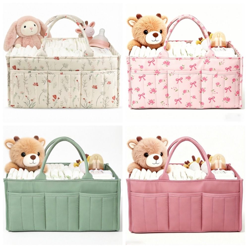 Floral Baby Diaper Caddy Organ - Baby Nursery Essentials review and price