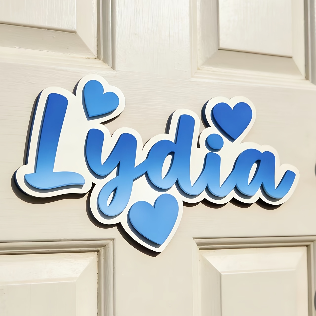 Personalized Gradient Heart Na - Baby Nursery Toy review and price