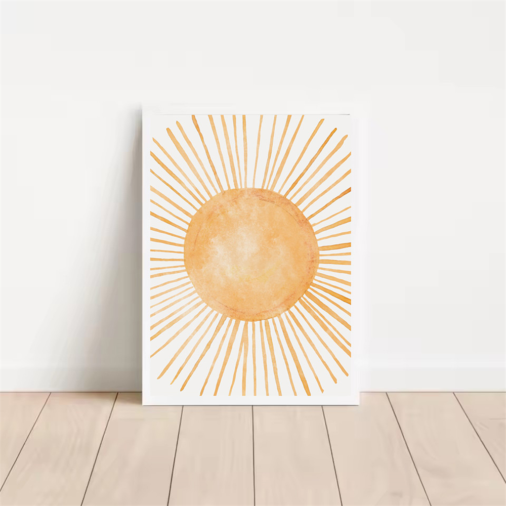 Boho Rainbow Sun Posters Abstr - Baby Nursery You Are My Sunshine review and price