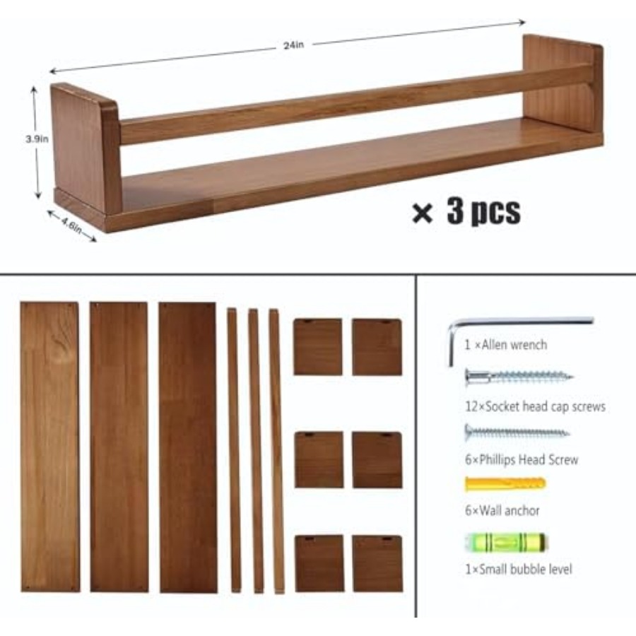 Nursery Shelves Floating Book  - Baby Nursery Floating Shelves review and price
