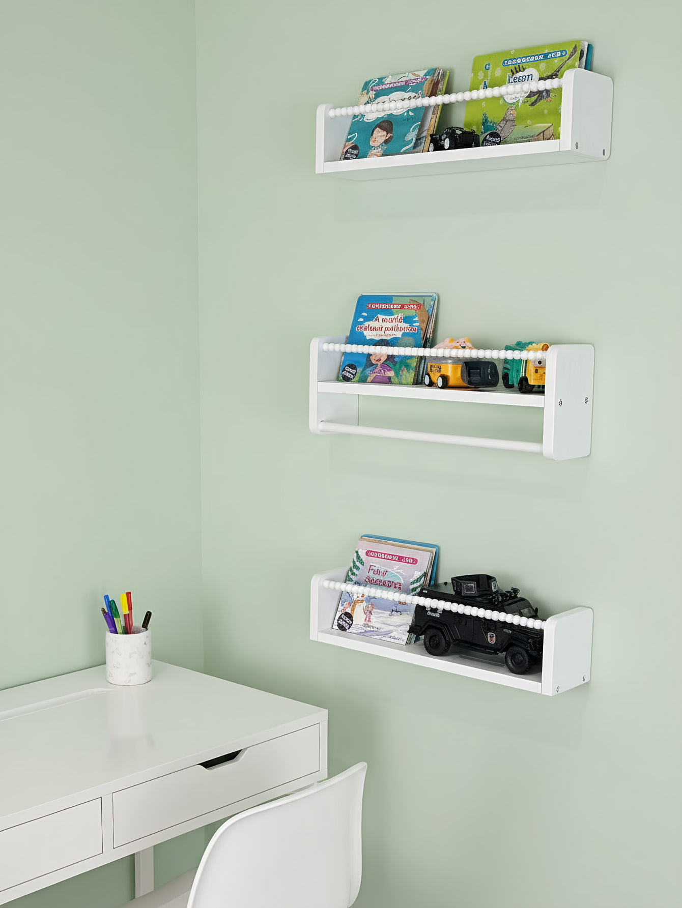 Nursery Book Shelves ,15.7 Inc - Baby Nursery Floating Shelves review and price