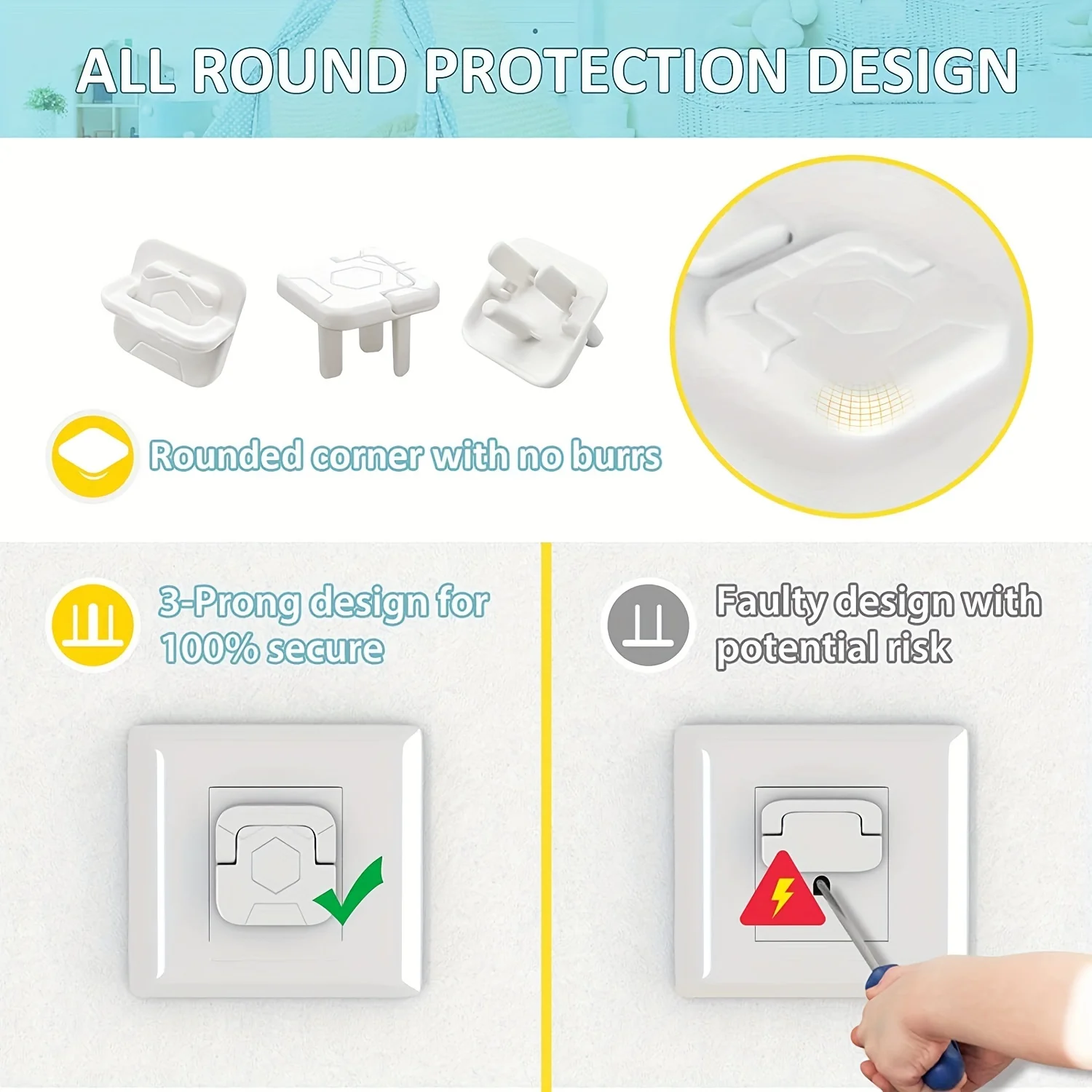 1-20Pc Baby Proof Outlet Cover - Outlet Cover Childproof review and price