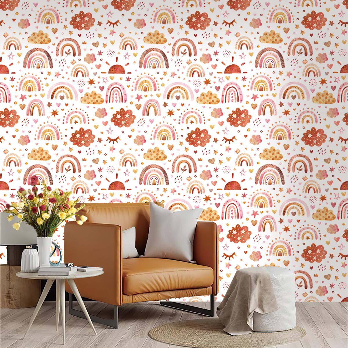 Rainbow Wallpaper Peel and Sti - Baby Nursery Peel And Stick Wallpaper review and price