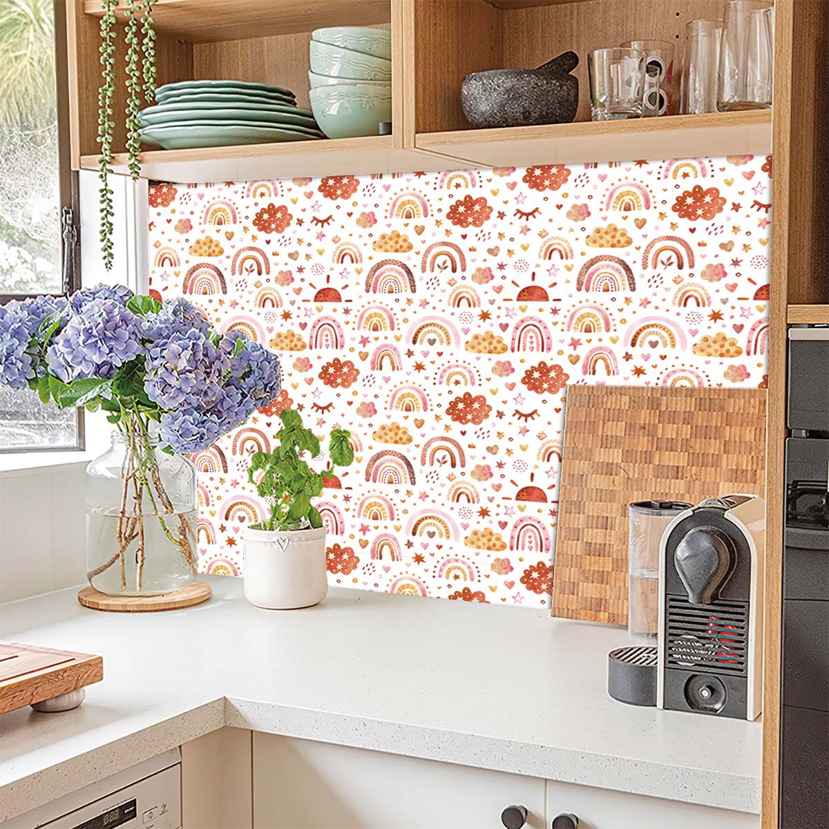 Rainbow Wallpaper Peel and Sti - Baby Nursery Peel And Stick Wallpaper review and price