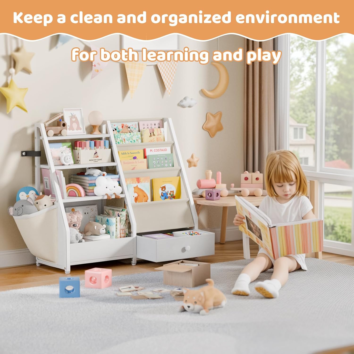 Kids Bookshelf and Toy Storage - Baby Nursery Bookshelf review and price