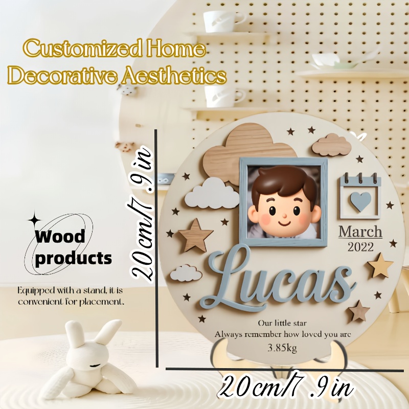 Personalized Baby Photo Frame, - Baby Nursery Toy review and price