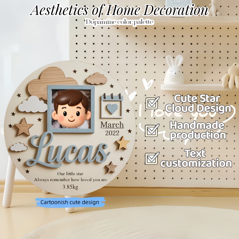 Personalized Baby Photo Frame, - Baby Nursery Toy review and price