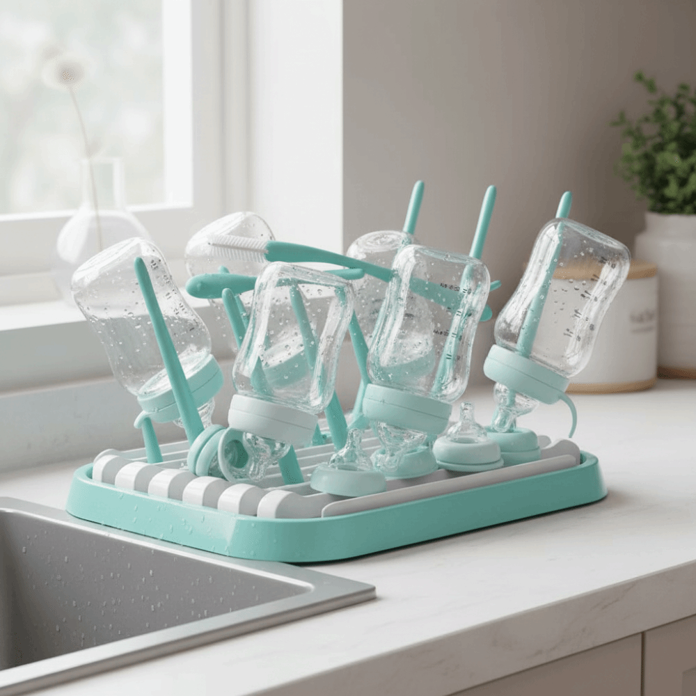 Foldable Baby Bottle Drying Ra - Baby Nursery Essentials review and price