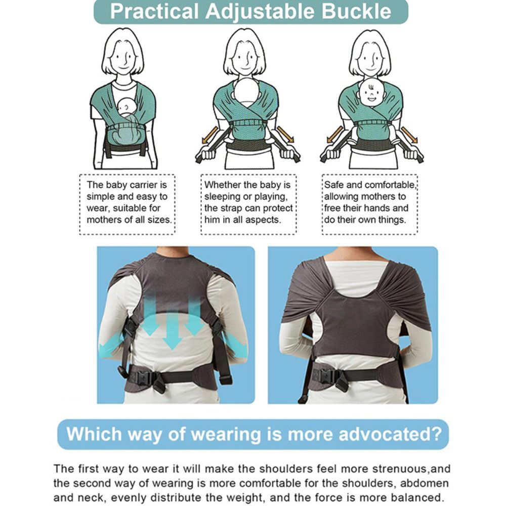 Portable Ergonomic Newborn Bab - Baby Wrap Stretchy review and price