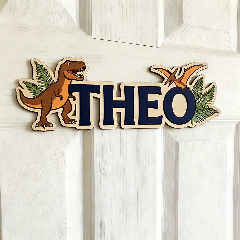 Personalized Dinosaur Name Sig - Baby Nursery Toy review and price