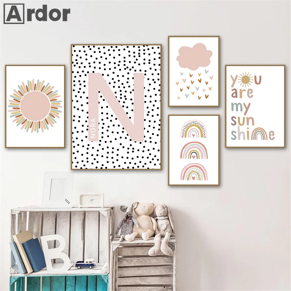 Custom Name Posters Baby Nurse - Baby Nursery You Are My Sunshine review and price