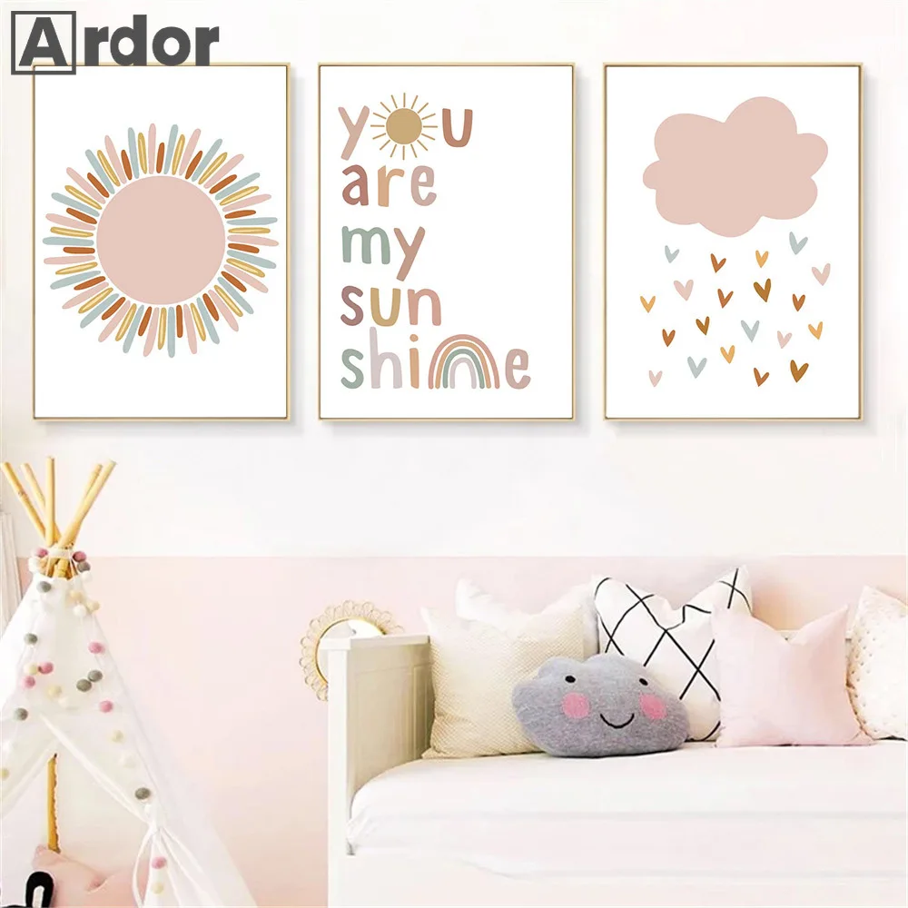 Custom Name Posters Baby Nurse - Baby Nursery You Are My Sunshine review and price
