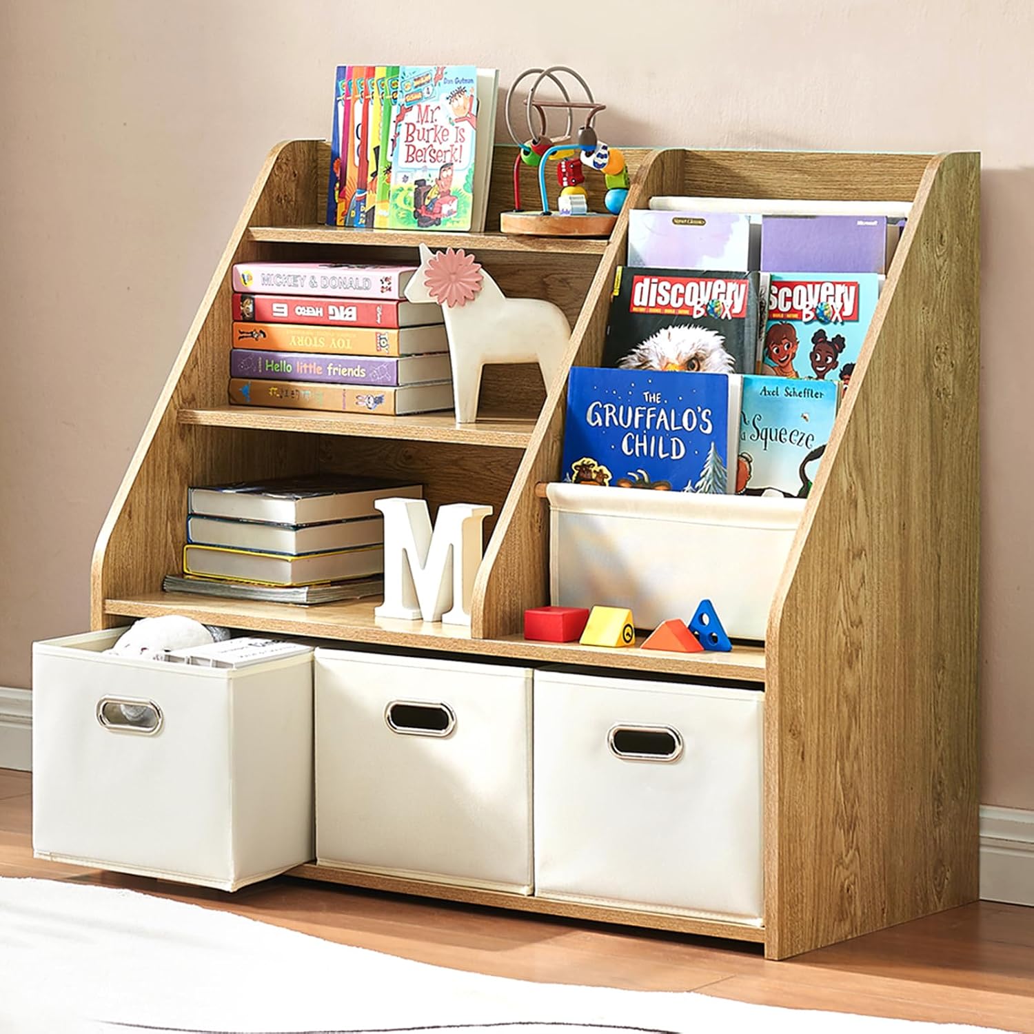 Montessori Wood Bookshelf & To - Baby Nursery Bookshelf review and price