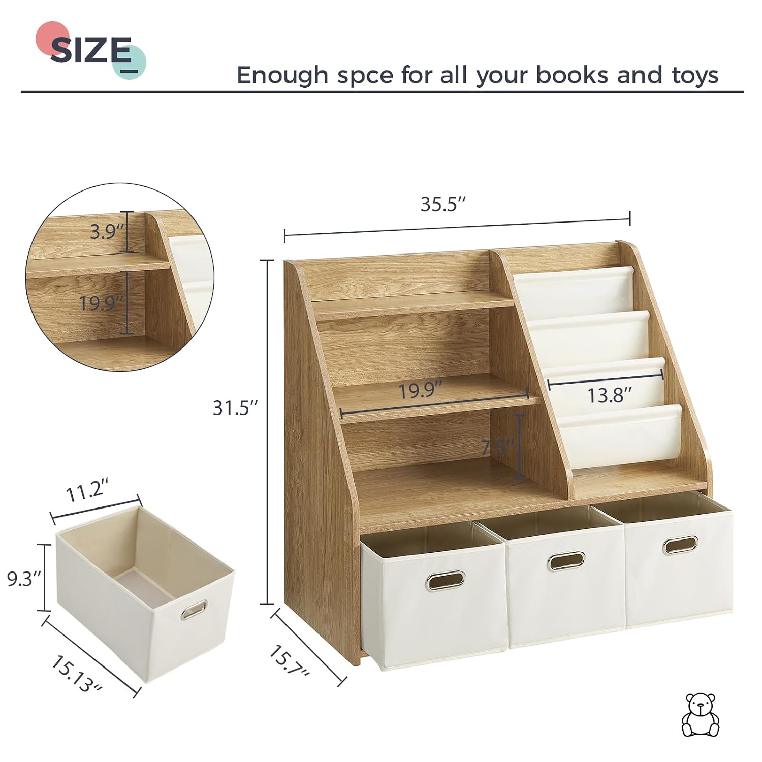 Montessori Wood Bookshelf & To - Baby Nursery Bookshelf review and price