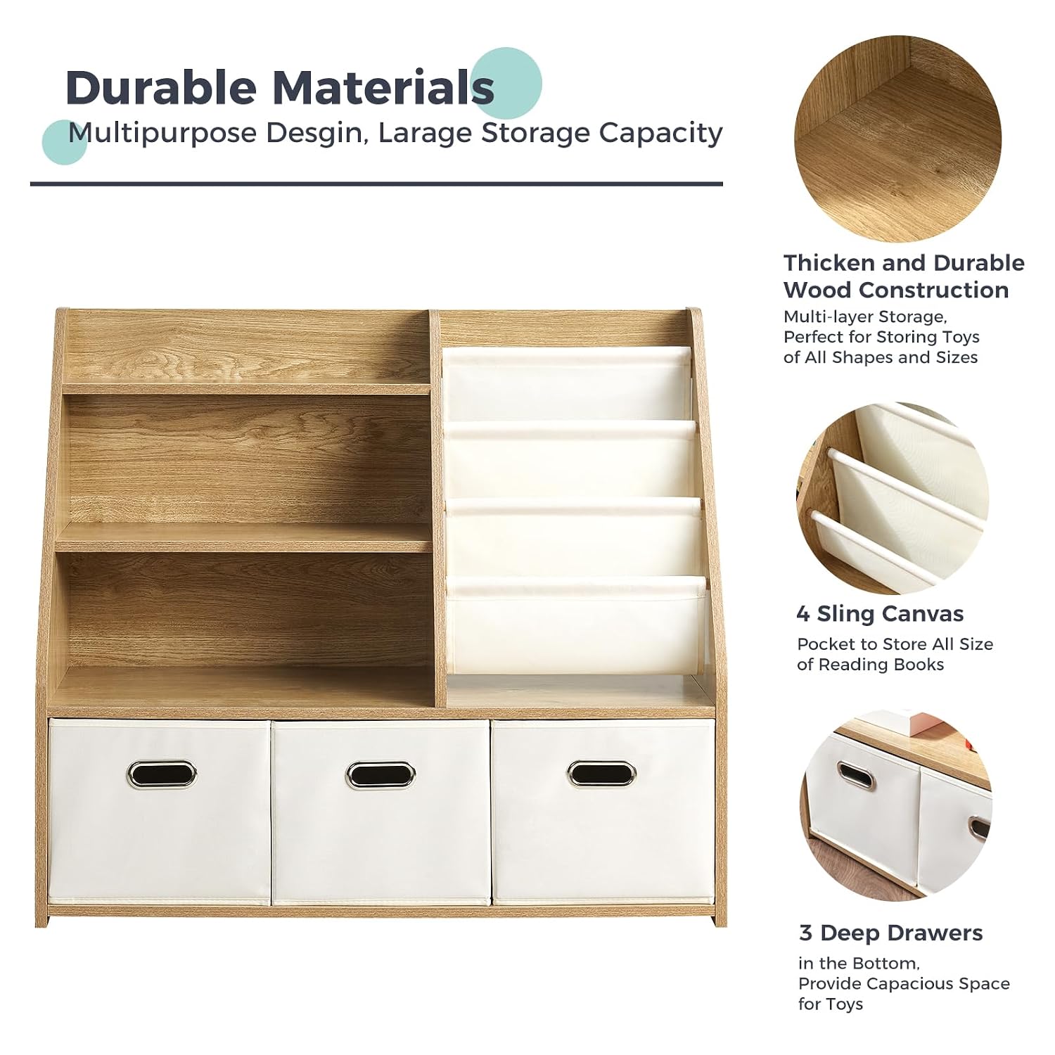 Montessori Wood Bookshelf & To - Baby Nursery Bookshelf review and price