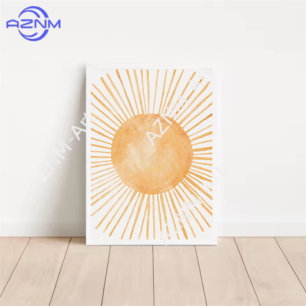 Boho Rainbow Sun Posters Abstr - Baby Nursery You Are My Sunshine review and price