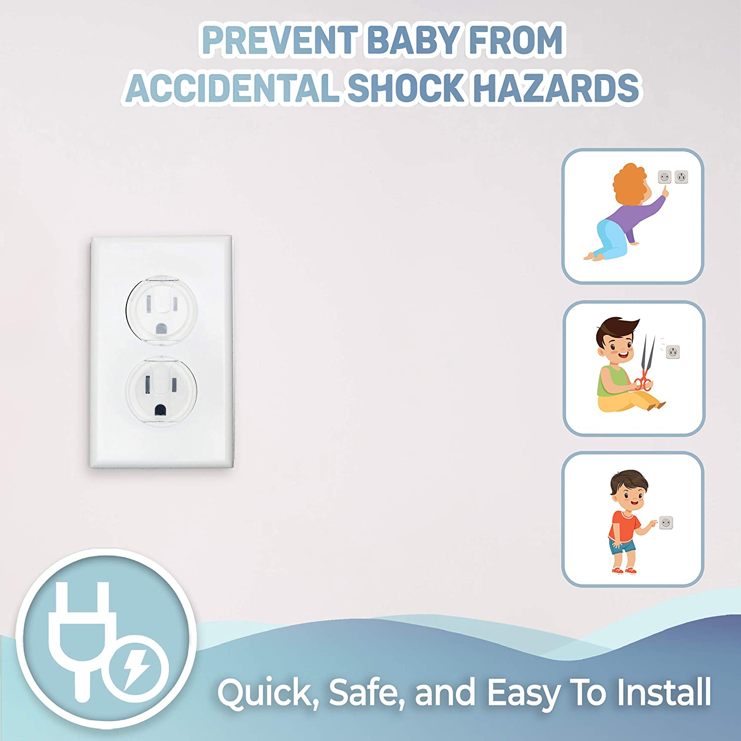 10pcs Outlet Covers, American  - Outlet Cover Childproof review and price
