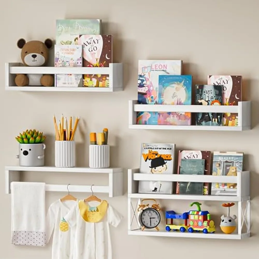 QimCoor Nursery Book Shelves S - Baby Nursery Floating Shelves review and price