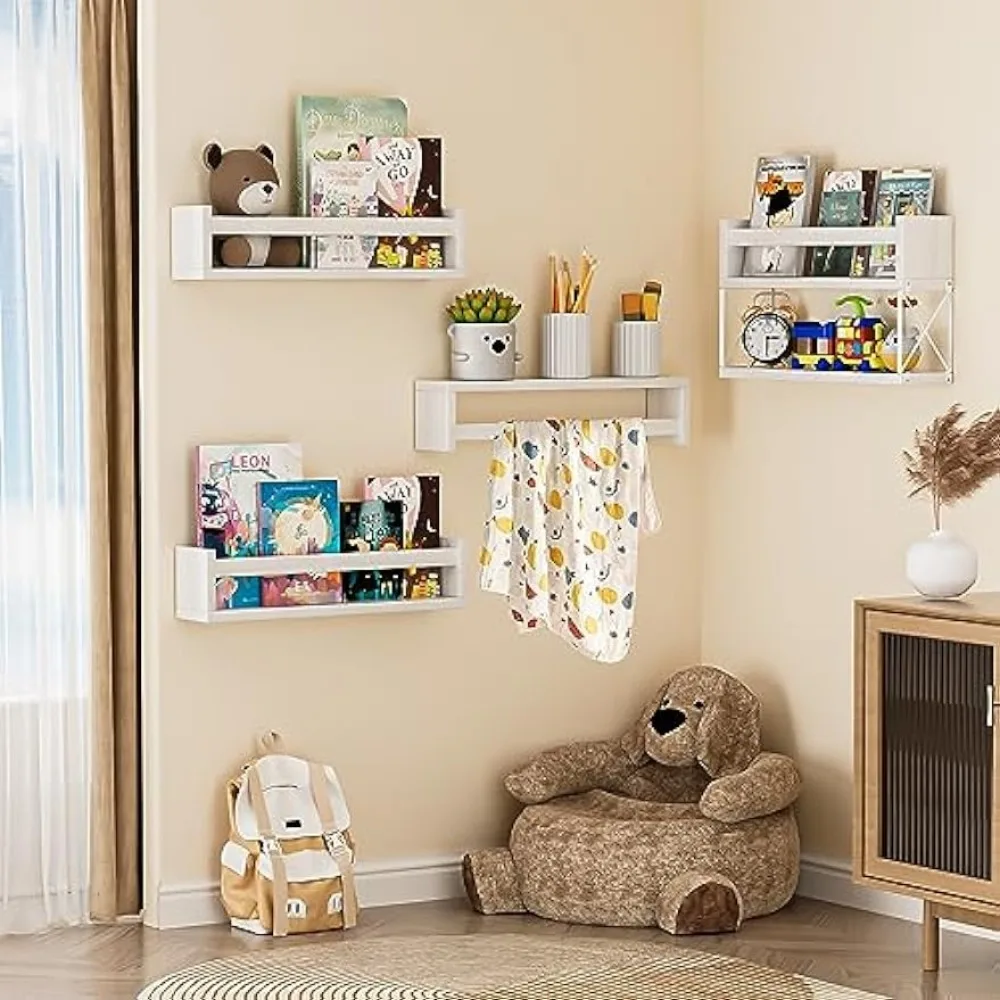 QimCoor Nursery Book Shelves S - Baby Nursery Floating Shelves review and price