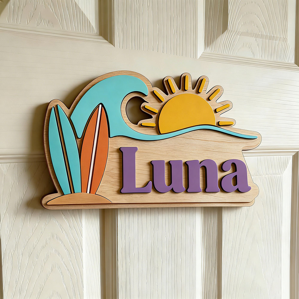 Custom Beach Wave Surfboard Su - Baby Nursery Toy review and price