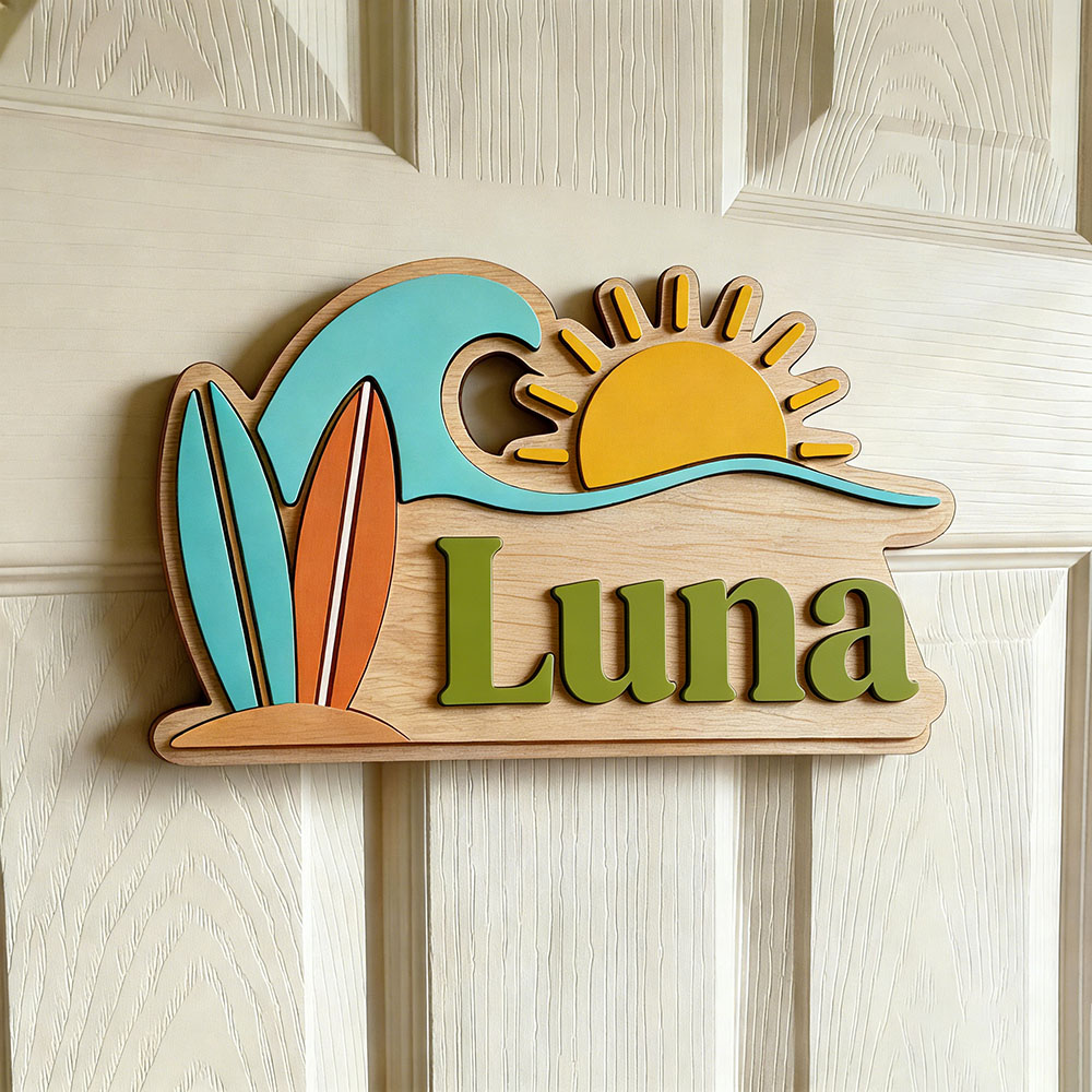 Custom Beach Wave Surfboard Su - Baby Nursery Toy review and price