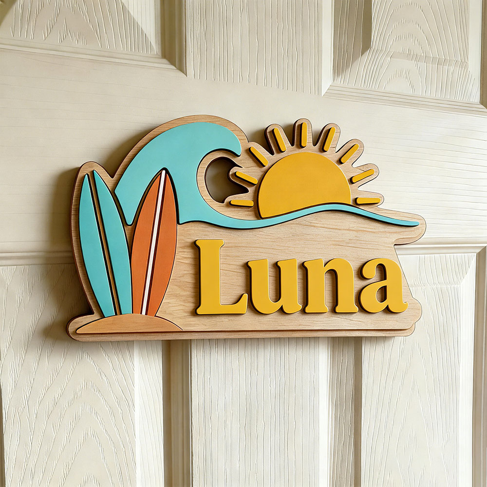 Custom Beach Wave Surfboard Su - Baby Nursery Toy review and price