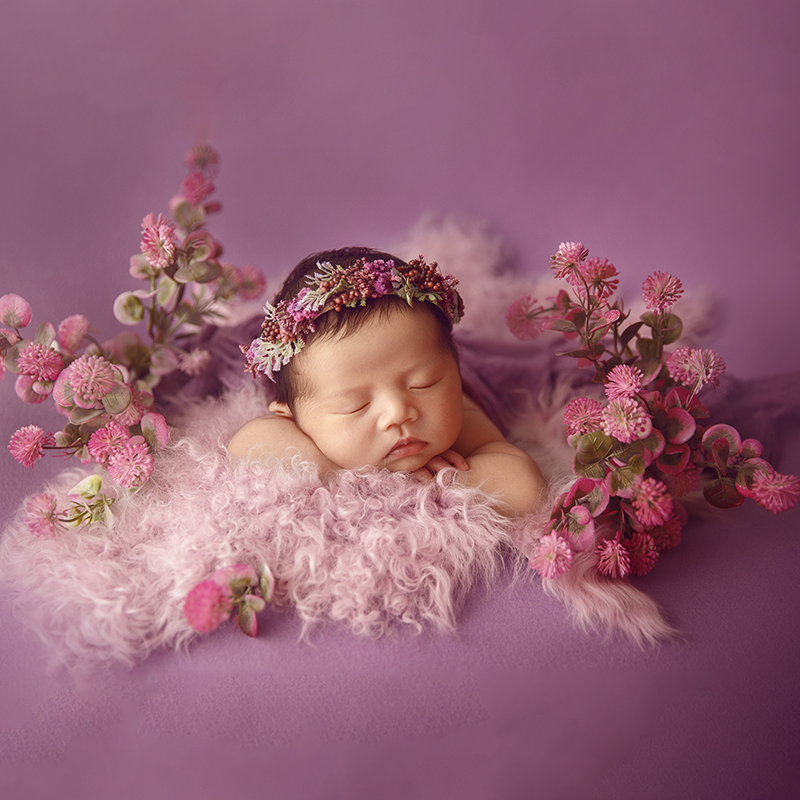 Purple Tones Newborn Photograp - Baby Wrap Stretchy review and price