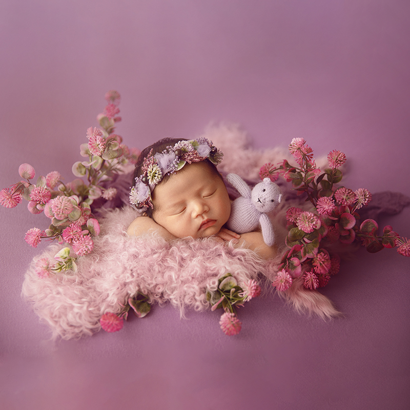 Purple Tones Newborn Photograp - Baby Wrap Stretchy review and price