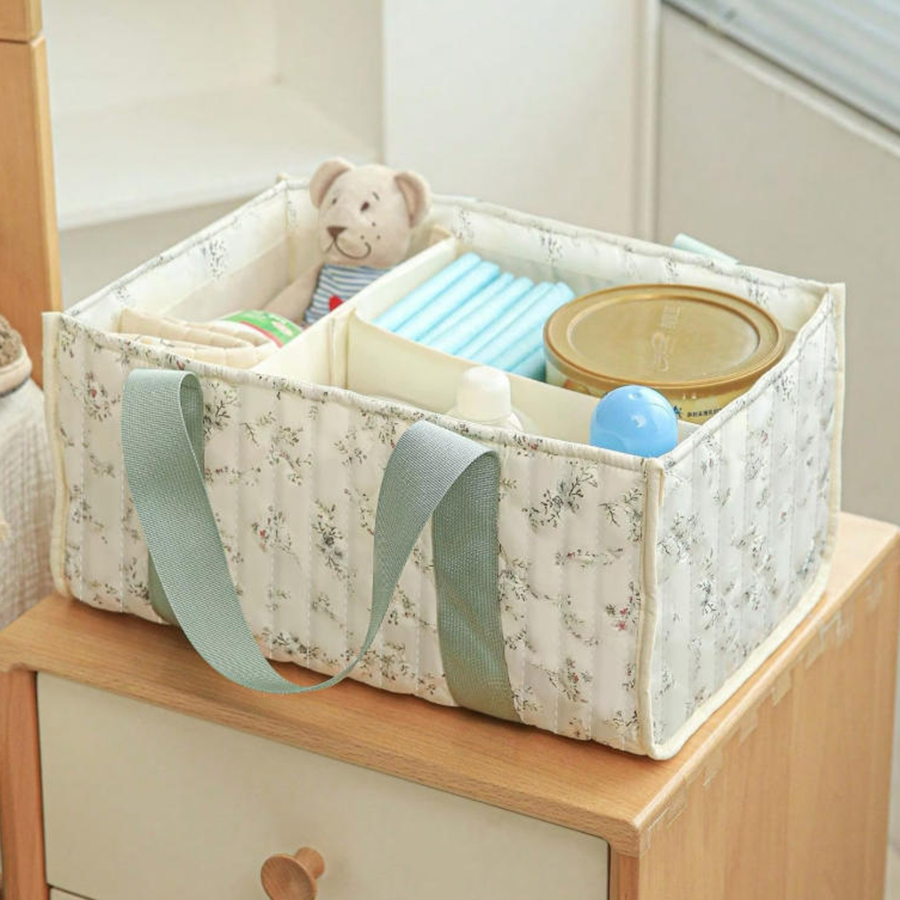 Floral Diaper Caddy Organizer, - Baby Nursery Essentials review and price