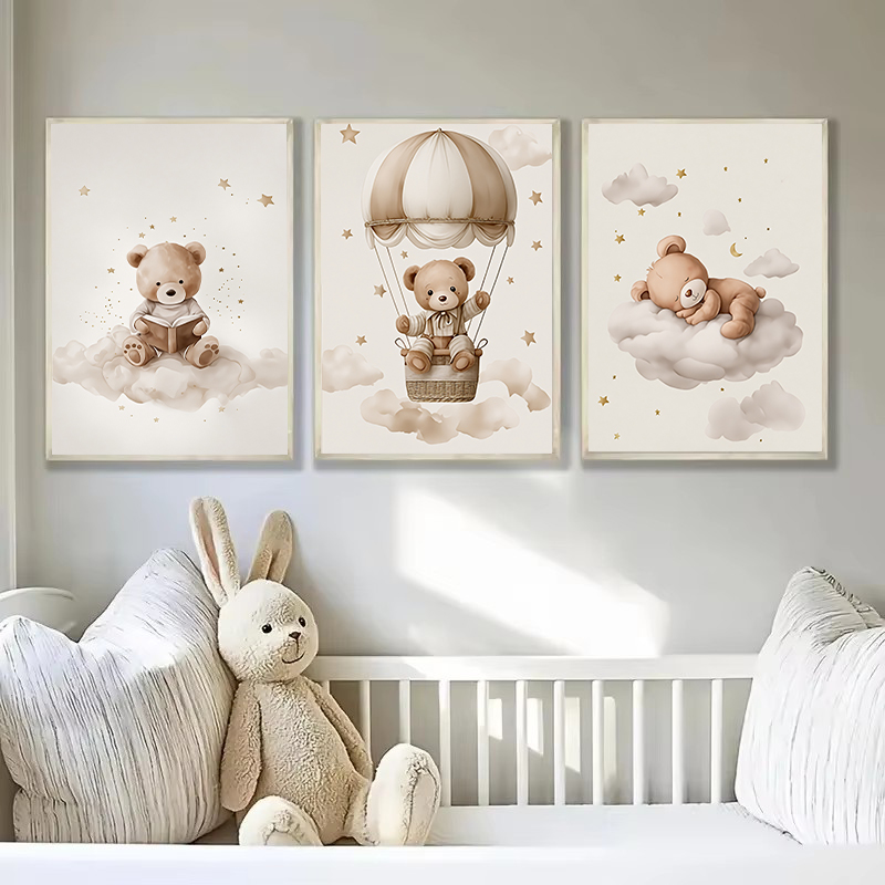 3pcs/set Bohemian Teddy Bear A - Baby Nursery Things review and price